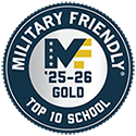 2025-2026 Military Friendly Gold Top 10 School