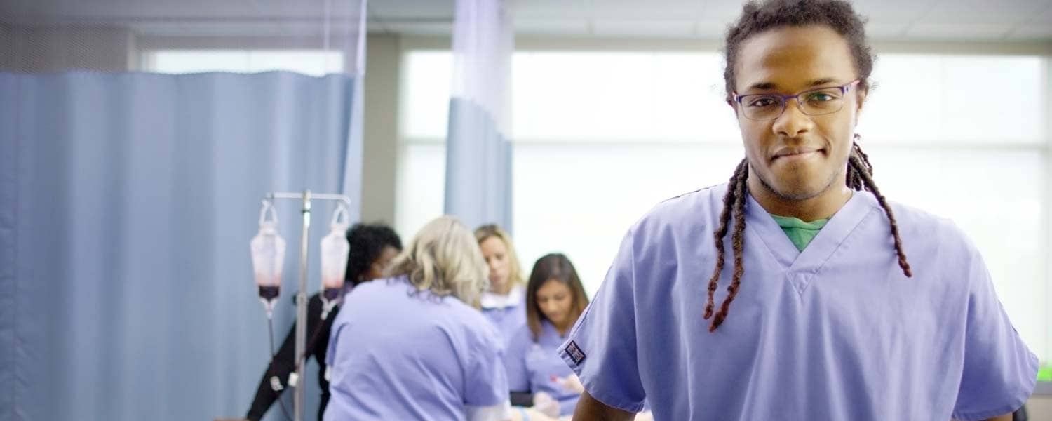 smiling medical assisting student